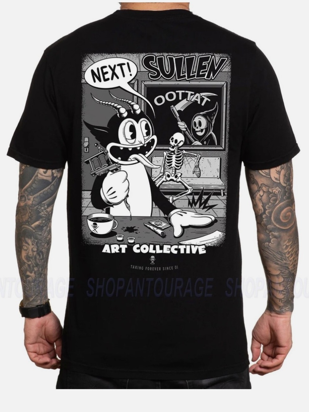 NWT Sullen Art Collective Taking Forever Graphic Tee Artist Series Size Small